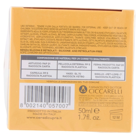 Cera di Cupra Ricette di Miele Super Nutriente Elasticizzante 50 ml